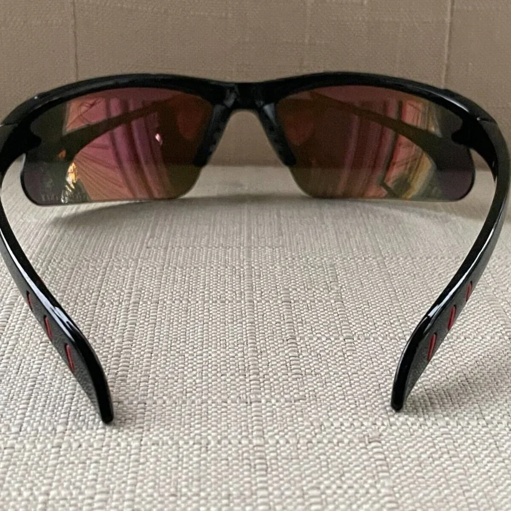 Rawlings Youth Boys Sunglasses Bladk Wrap Sport Eyewear Mirror Lenses